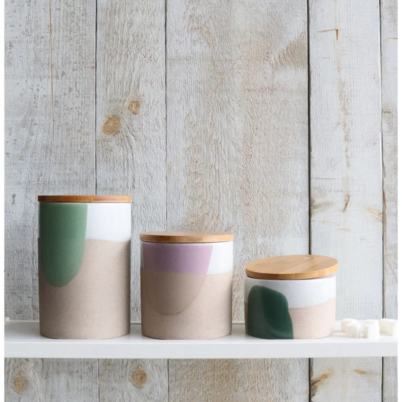 Chickpea Stoneware Canister