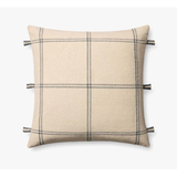 Lainey Cushion in Natural/Blue