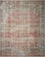 Georgie Rug- Red/Navy