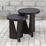 Nadette Nesting Tables | Black
