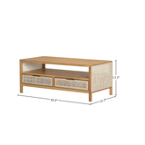 Cane Coffee Table
