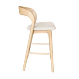 Rotondo Counter Stool - Natural Frame