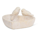 Heart Shaped Bird Feeder with 2 Birds