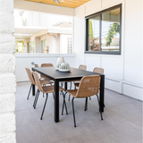 Calabria Stackable Dining Chair in Natural