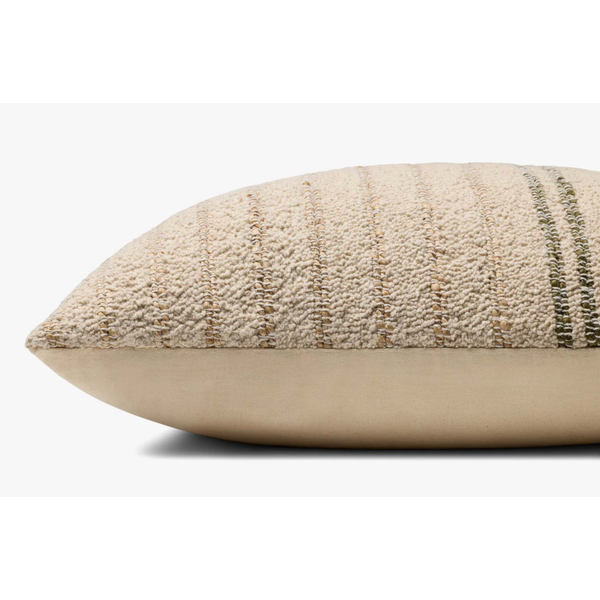 Atley Cushion in Natural/Olive