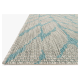 Isle Rug in Mist/Aqua