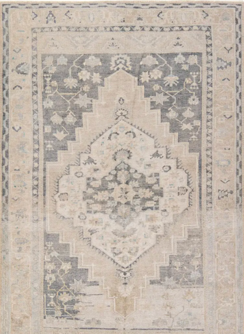 Lumal Rug in Jade/Feather Grey/Oak