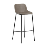 Oles Stool - Grey Synthetic Leather