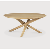 Mikado Round Coffee Table in Oak