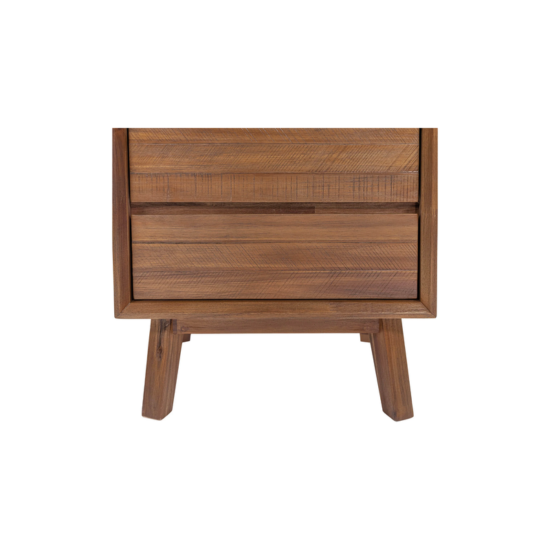 Gia 2 Drawer Nightstand in Warm Pecan