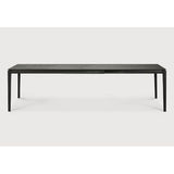 Oak Bok Black Extendable Dining Table