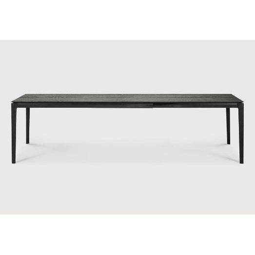 Oak Bok Black Extendable Dining Table