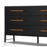 Rosedale 6 Drawer Dresser in Ebony Oak