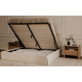 Joan Storage Bed in Cream