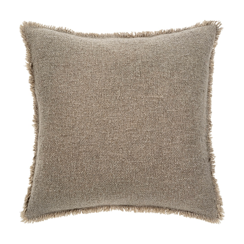 Fringed Boucle Cushion