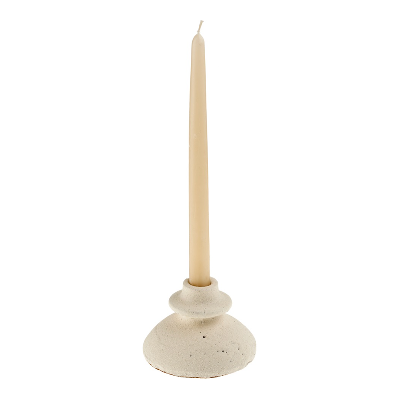 Arta Candle Holder in White