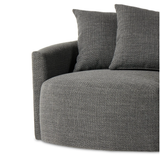 Chloe Swivel Chair in Gibson Smoke
