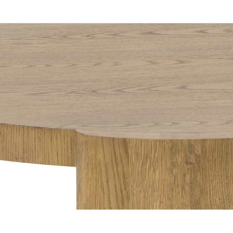 Alouette Round Coffee Table in Light Brown