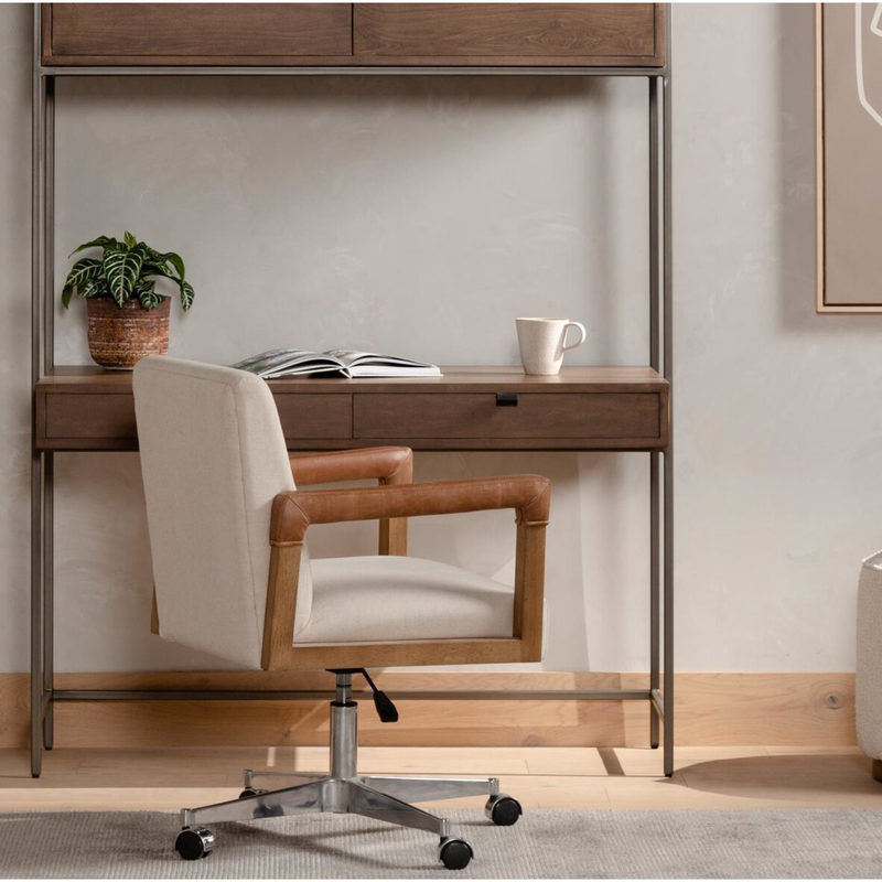 Reuben Desk Chair in Harbor Natural