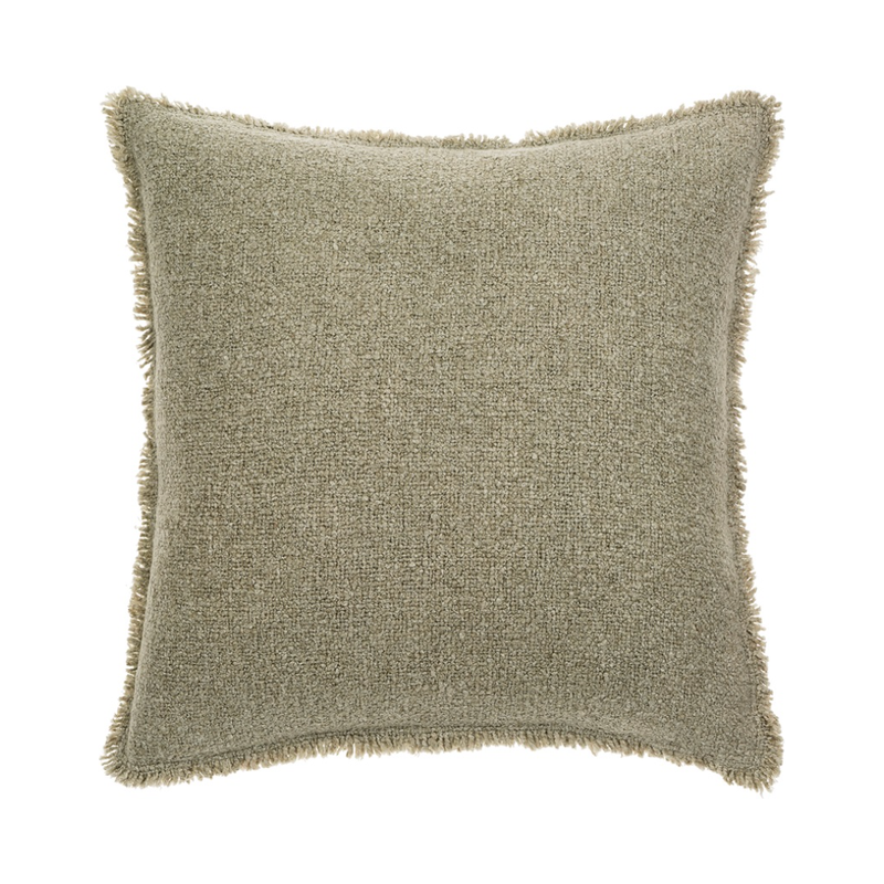 Fringed Boucle Cushion