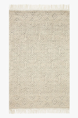 Noelle Area Rug in Ivory/Black