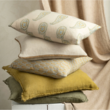 Honfleur Linen Cushion - Sienna