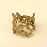 Winterberry Brass Napkin Ring