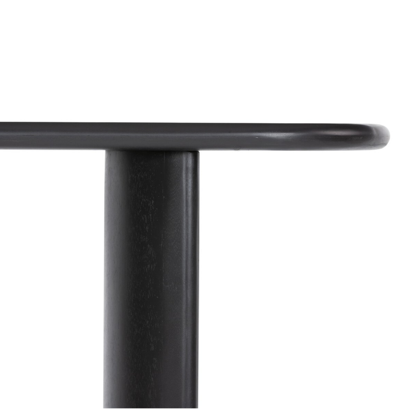Paden Console Table in Aged Black Acacia