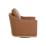 Corbin Swivel Chair in Aline Butternut