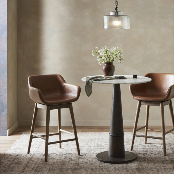 Hannah Swivel Stool in Sonoma Chestnut