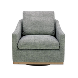 Linden Swivel Chair in Moss