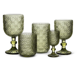 Daisy Glassware Olive