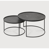 Tray Round Coffee Table Set