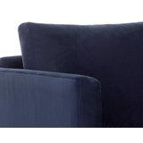 Georgie Swivel Chair in Abbington Navy