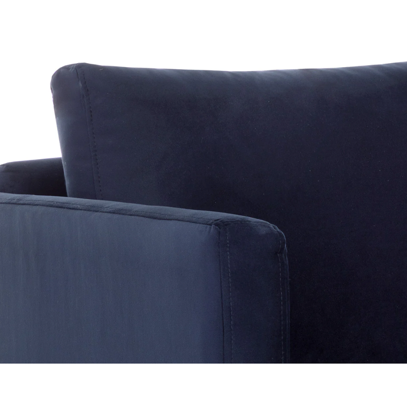 Georgie Swivel Chair in Abbington Navy