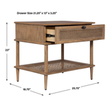 Coast Side Table in Natural