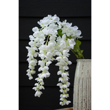 Wisteria Cascade in White