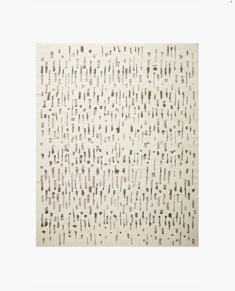 Bennett Rug in Ivory / Forest