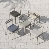 Atherton Outdoor Dining Chair in Venao Grey/Stone Grey