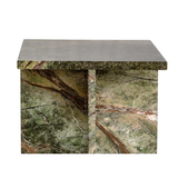Blair End Table in Rainforest Green Marble