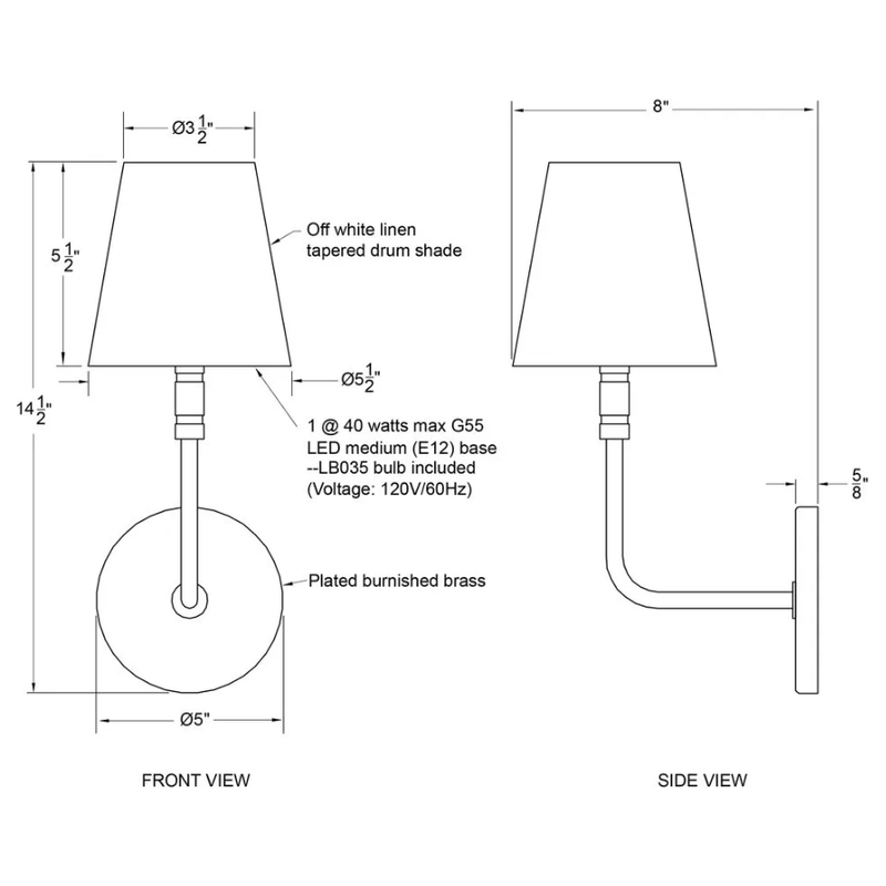 Milia Sconce