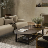 Charnes Coffee Table in Antique Belgium Bleach