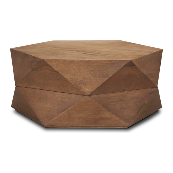 Arreto Storage Coffee Table in Brown Mango Wood