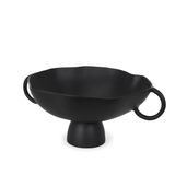 Radka Large Black Decorative Bowl