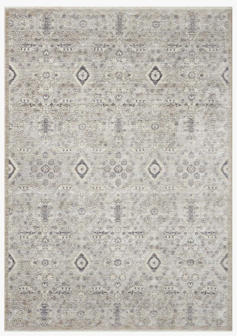 Zuma Area Rug - Silver/Sky
