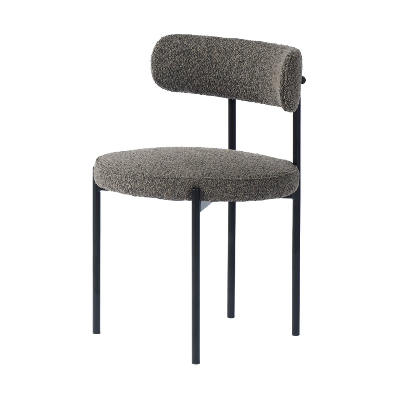 Cleo Dining Chair in Brown Boucle