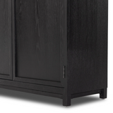 Millie Panel & Glass Double Cabinet