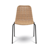 Calabria Stackable Dining Chair in Natural