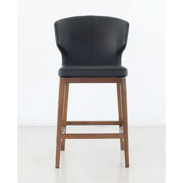 Cabo Stool With Solid Wood Base