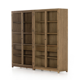 Millie Double Cabinet in Drifted Oak